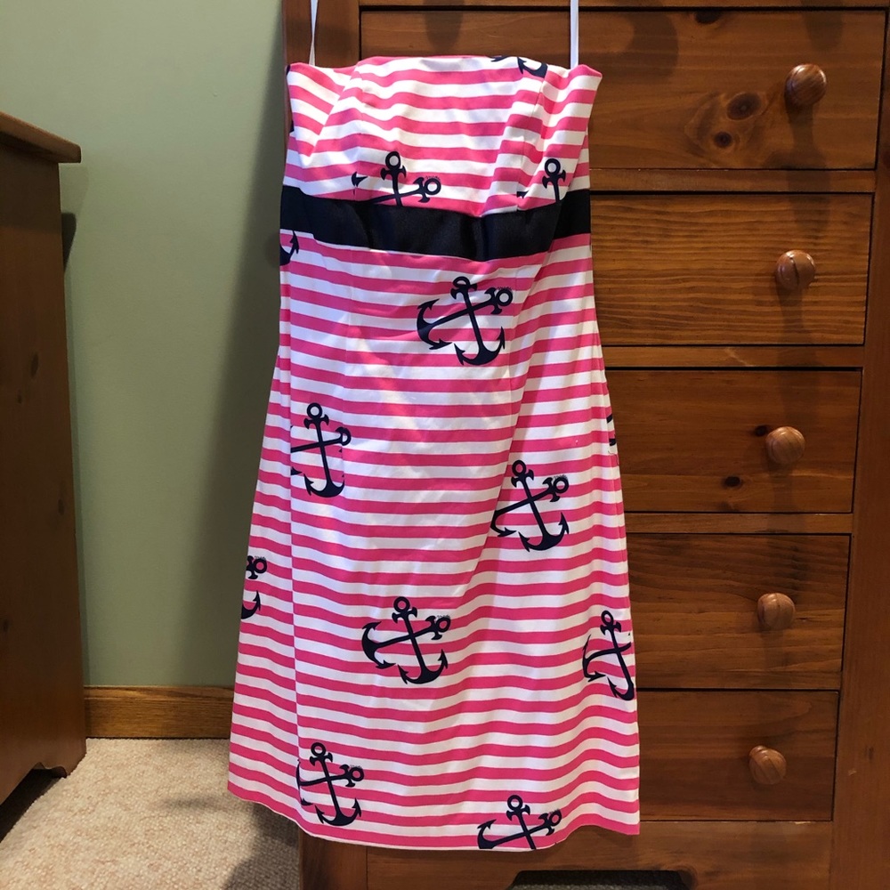 Melly M Strapless Anchor Dress